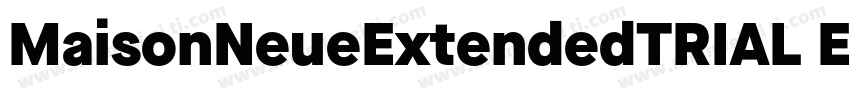 MaisonNeueExtendedTRIAL ExtraThin字体转换